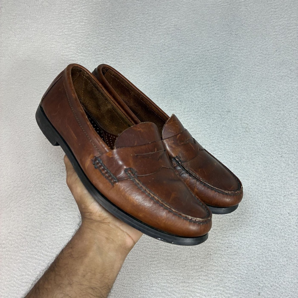 GH Bass Weejuns Penny Loafers Men 9 Brown Preppy Dress Shoe Classic Business